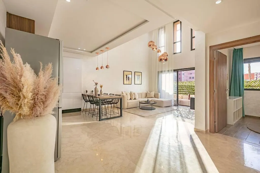 Duplex Design, Terrasse Residence Menara Garden Marakéš